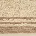 Ręcznik do rąk 30x50 cm bawełniany kolor beżowy z ozdobną bordiurą 500 g/m2 MERY