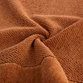 Ręcznik kąpielowy 70x140 cm bawełniany kolor ceglasty z welwetową bordiurą 550 g/m2  ARIA