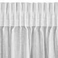 Firana biała z delikatnym połyskiem, kreszowana 220x170 cm taśma - DINA
