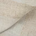 Obrus naturalny 145x280 cm KAREN z ozdobną listwą z tkaniny z dodatkiem lnu DIVA LINE