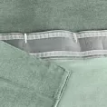 Zasłona miętowa z tkaniny welurowej 50x240 cm szerokość po zmarszczeniu fala 1:1,5 Dora
