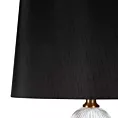 Lampa stołowa czarno, złota SANNY z podstawy z szklanych bombek