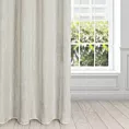 Zasłona naturalna z dodatkiem lnu i efektem deszczyku 140x300 cm taśma - JUDYTA