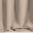 Zasłona beżowa zaciemniająca gładka półmatowa 135x270 cm taśma - LOGAN