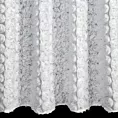 Zasłona biała z szyfonu zdobiona różami 3D 140x250 cm przelotka - ROSES Eva Minge