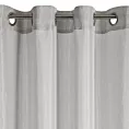 Dekoracja okienna szara z błyszczącą nicią 140x250 cm przelotka - FELICIA