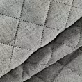 Narzuta o strukturze lnu stalowa 170x210 cm pikowana metodą hot press LEN 1 Eurofirany Premium
