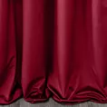 Zasłona szyta na taśmie 5 cm bordowa z miękkiej tkaniny welwetowej