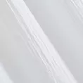 Zasłona biała z lekkiej gniecionej etaminy w stylu eko 140x250 cm przelotka - ZUHLA