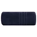 Ręcznik kąpielowy 70x140 cm bawełniany kolor granatowy z bawełny egipskiej zdobiony pasami 500 g/m2 LAVIN