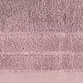 Ręcznik do rąk 70x140 cm bawełniany kolor ciemnoróżowy z welwetową bordiurą 500 g/m2 DAMLA