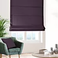 Roleta rzymska DORA - HIT fioletowa z miękkiej tkaniny o welurowej strukturze