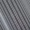 Dekoracja okienna szara o ozdobnym splocie w formie siatki 140x250 cm przelotka - TAMARA