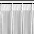 Firana biała z gładkiego woalu 230x170 cm (wymiar podany na gotowo) system flex - LUCY