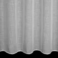 Firana szyta na taśmie 5 cm naturalna z gęsto tkanej matowej etaminy o naturalnym splocie