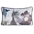 Poduszka  45 x 30 cm dwustronna welwetowa z motywem roślinnym z wypustką na brzegach SOFIA EUROFIRANY PREMIUM