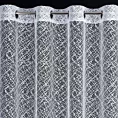 Firana biała o strukturze pajęczej sieci 300x250 cm przelotka AMANDA