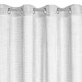 Firana biała z lekkiej mikrosiateczki z połyskiem zakończona koronką 140x250 cm przelotka NEL