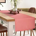 Bieżnik na stół ceglasty 40x140 cm SUMMER 12 z gładkiej i miękkiej tkaniny
