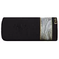 Ręcznik do rąk 30x50 cm bawełniany kolor czarny z designerską bordiurą 500 g/m2 EVA 17 Eva Minge