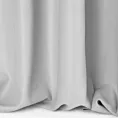 Zasłona jasnosrebrna z tkaniny lureksowej 140x250 cm przelotka - AGGIE