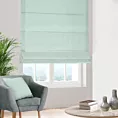 Roleta rzymska jasnomiętowa z miękkiej półmatowej tkaniny welwetowej