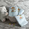 Ręcznik kąpielowy dziecięcy 50x90 cm bawełniany kolor niebieski z haftem misi 450 g/m2 BABY 51