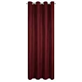 Zasłona bordowa z tkaniny zamszowej 140x250 przelotka - ADA