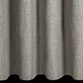 Zasłona szyta na taśmie 5 cm jasnopopielato niebieska z matowej tkaniny o grubym splocie z efektem melanżu