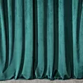 Zasłona turkusowa z matowego welwetu 140x250 cm przelotka - MELANIE