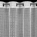 Firana biała z siateczki 140x250 cm przelotka - LARA