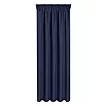Zasłona granatowa z tkaniny welurowej 560x240 cm tunel Dora