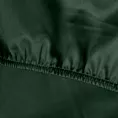 Prześcieradło gładkie z gumką 140x200 cm z satyny bawełnianej kolor ciemnozielony 125 g/m2 NOVA 3