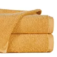 Ręcznik kąpielowy 70x140 cm bawełniany kolor musztardowy 500 g/m2 GŁADKI 2