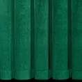 Zasłona ciemnozielona z welwetowej tkaniny zdobiona głębokimi fałdami i guzikami 85x250 cm (wymiar podany na gotowo) szelki - ALITA