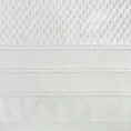 Ręcznik do rąk 30x50 cm bawełniany kolor kremowy z ozdobną bordiurą w paseczki 500 g/m2 ADORE