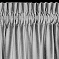 Zasłona welwetowa szara z przecieranym wzorem 140x270 cm taśma - MIRELA