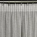 Zasłona srebrna z siateczki 140x270 cm taśma - EMILIA