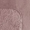 Koc 200x220 różowy z miękkiego polaru ze strukturą baranka TEDY Eurofirany Premium