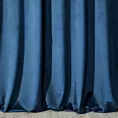 Zasłona granatowa z miękkiego welwetu 140x250 cm taśma - SUZANA