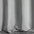 Zasłona szyta na taśmie 5 cm szara z gładkiej tkaniny zaciemniającej typu dimout