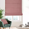 Roleta rzymska ciemnoróżowa z miękkiej strukturalnej tkaniny welwetowej