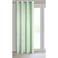 Zasłona jasnozielona z matowej gładkiej tkaniny 140x250 cm przelotka - RITA