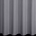 Firana szyta na przelotkach popielata z półmatowej etaminy z efektem melanżu, wykończona obciążnikiem