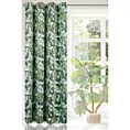 Zasłona FELICITA z welwetu z motywem liści