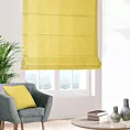 Roleta rzymska CANDY musztardowa z tkaniny z strukturalnym spolotem