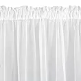 Firana biała z etaminy o strukturze deszczyku 350x160 cm taśma - IRMA