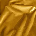 Zasłona musztardowa z ekskluzywnego aksamitnego welwetu 290 g/m2 140x250 cm 10 szt. przelotek - VILLA