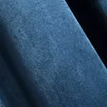 Zasłona granatowa z matowego welwetu 140x250 cm przelotka - MELANIE