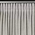 Zasłona stalowa z szenilowej tkaniny 140x270 cm  taśma - MEGI